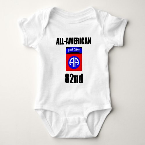 82nd Airborne Division Baby Bodysuit