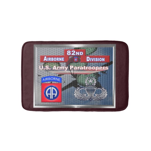 82nd Airborne Division  Bath Mat (Front)