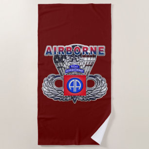 82nd Airborne Division  Beach Towel