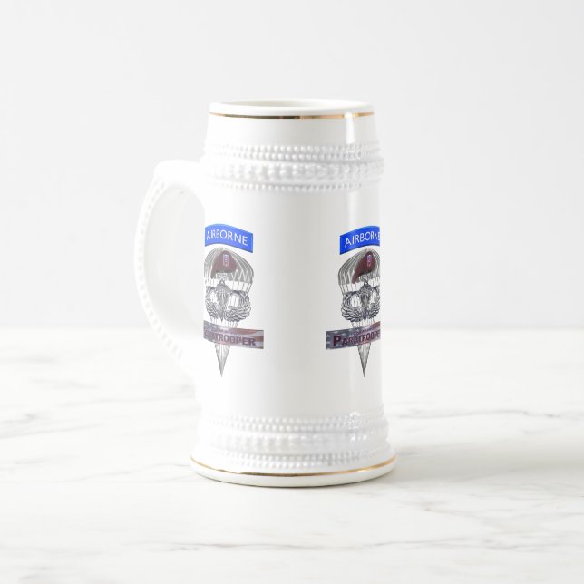 82nd Airborne Division Beer Stein (Front Left)