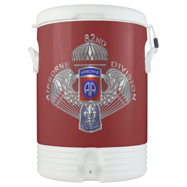82nd Airborne Division  Beverage Cooler (Front)