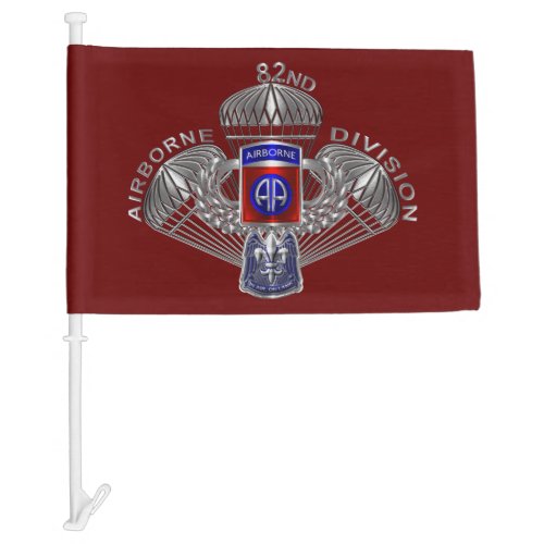82nd Airborne Division  Car Flag