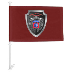 82nd Airborne Division Car Flag