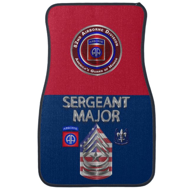 82nd Airborne Division Car Floor Mat (Front)