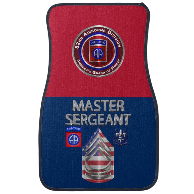 82nd Airborne Division Car Floor Mat (Front)