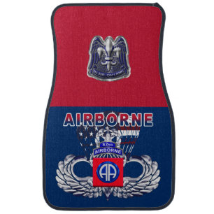 82nd Airborne Division Car Floor Mat
