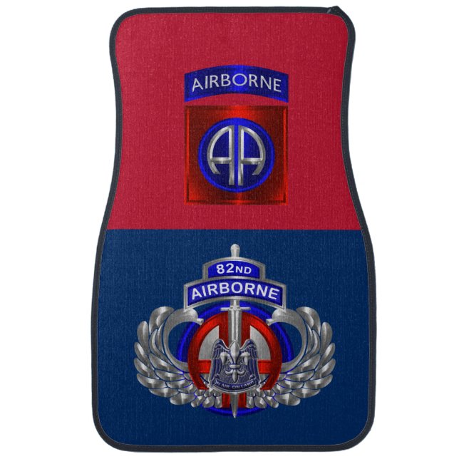 82nd Airborne Division Car Floor Mat (Front)