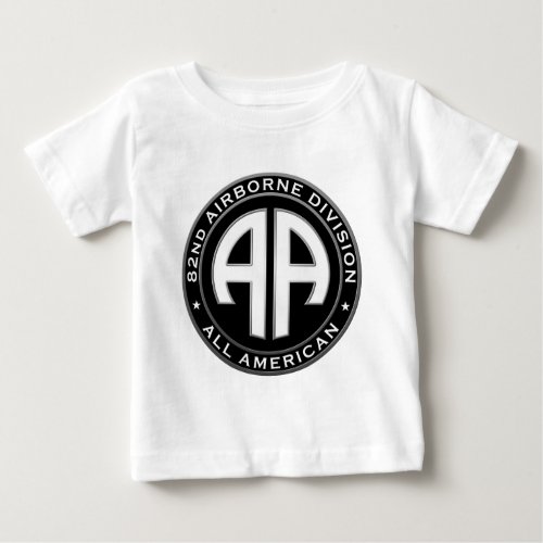 82nd Airborne Division Casual Patch Baby T_Shirt
