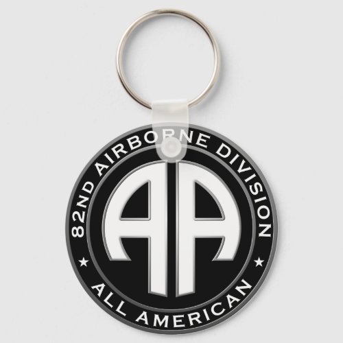82nd Airborne Division Casual Patch Keychain