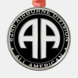 82nd Airborne Division Casual Patch Metal Ornament