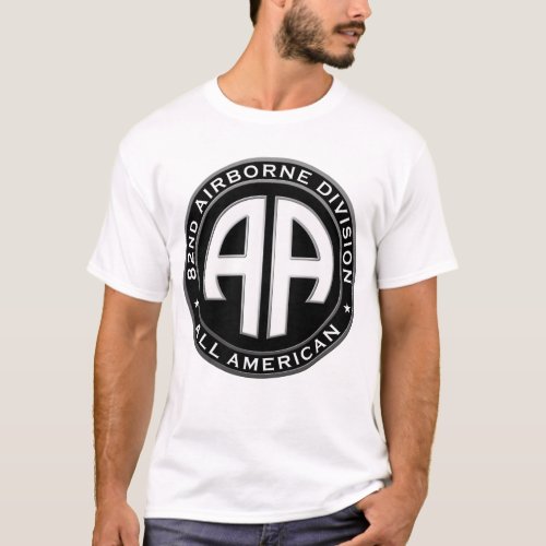82nd Airborne Division Casual Patch T_Shirt