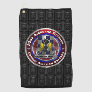 82nd Airborne Division Combat Aviation Brigade Golf Towel