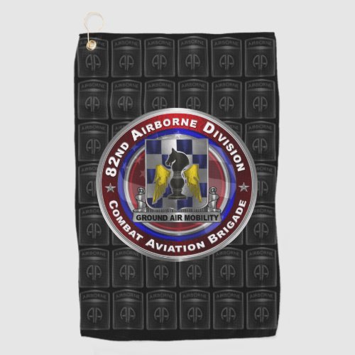 82nd Airborne Division Combat Aviation Brigade  Golf Towel