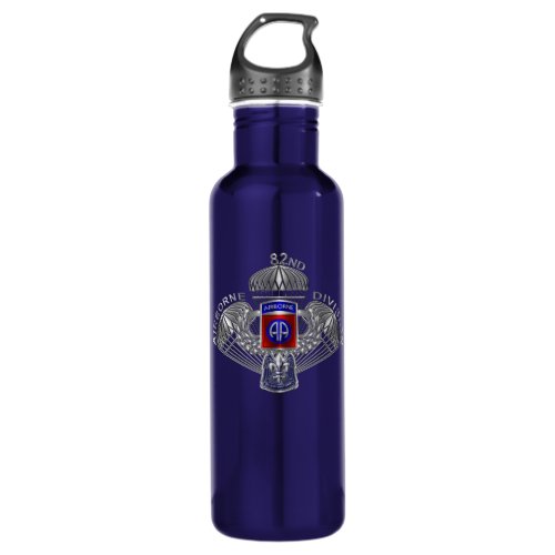 82nd Airborne Division Custom Design Stainless Steel Water Bottle