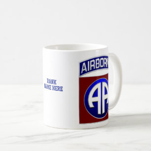 82nd Airborne Division Customizable Shoulder Patch Coffee Mug