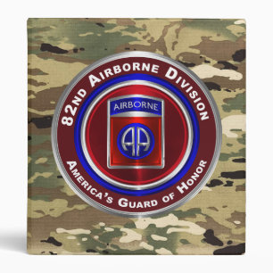 82nd Airborne Division Customized Design 3 Ring Binder