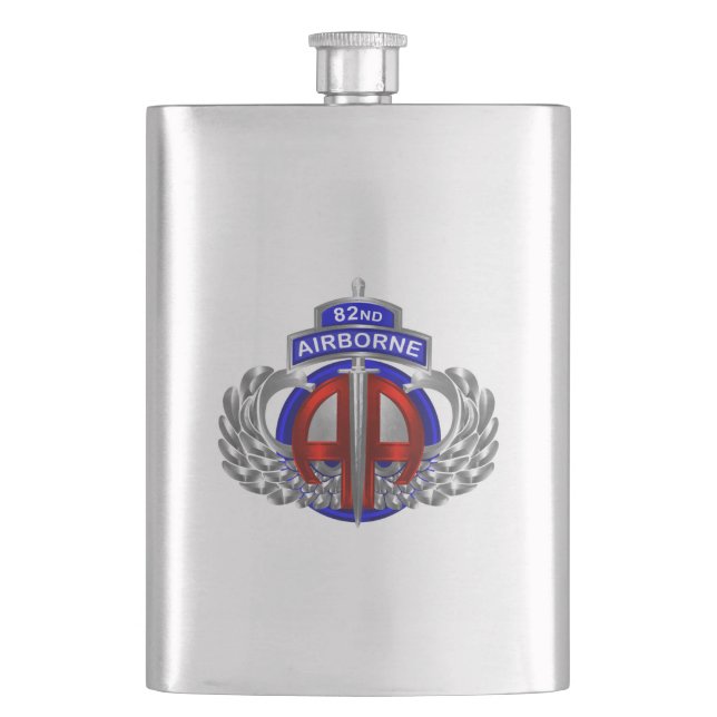 82nd Airborne Division Dagger Design  Flask (Front)