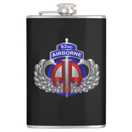 82nd Airborne Division Dagger Design Flask