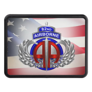 82nd Airborne Division Dagger Design Hitch Cover
