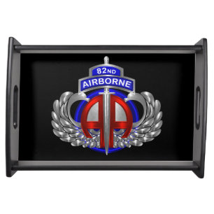 82nd Airborne Division “Dagger Design” Serving Tray