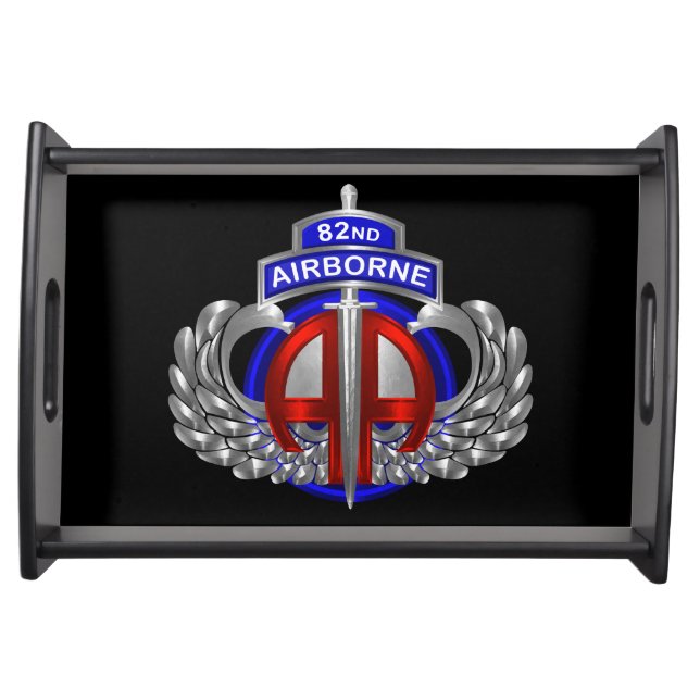 82nd Airborne Division “Dagger Design” Serving Tray (Front)