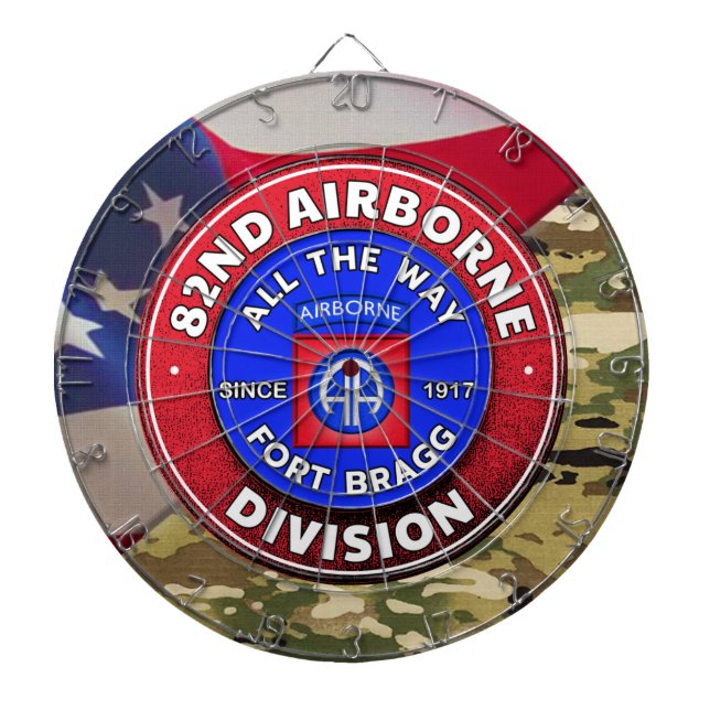 82nd Airborne Division   Dart Board (Front)