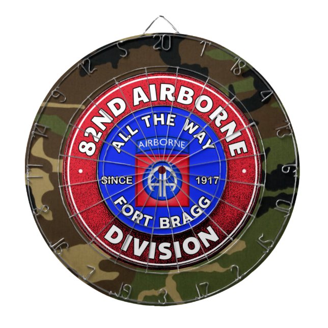 82nd Airborne Division   Dart Board (Front)
