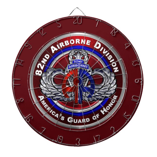 82nd Airborne Division  Dart Board (Front)