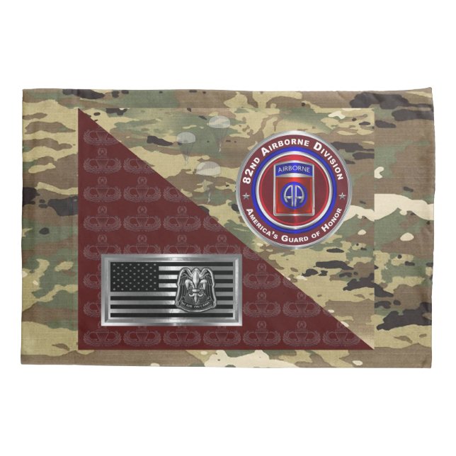 82nd Airborne Division Deployment Pillow Case (Back)