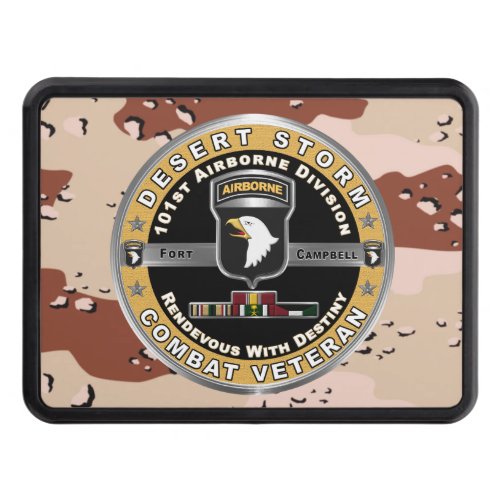 82nd Airborne Division Desert Storm Veteran Hitch  Hitch Cover