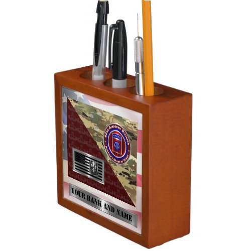 82nd Airborne Division  Desk Organizer