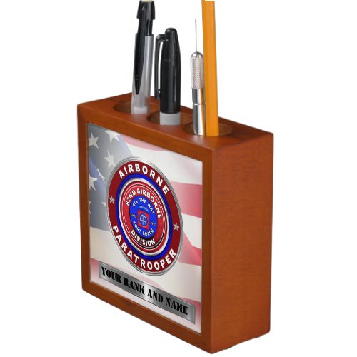 82nd Airborne Division  Desk Organizer