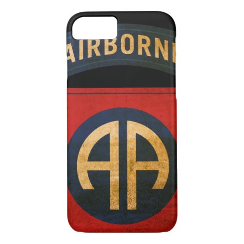82nd Airborne Division Distressed iPhone 7 iPhone 87 Case