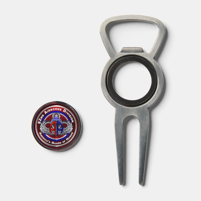 82nd Airborne Division  Divot Tool (Front (Open))