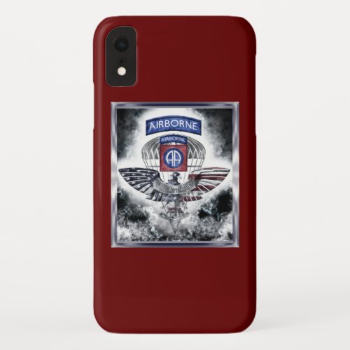 82nd Airborne Division Explosive Design iPhone XR Case