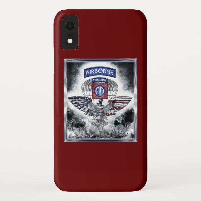 82nd Airborne Division Explosive Design Case-Mate iPhone Case (Back)
