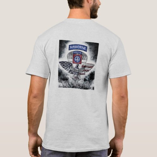 82nd Airborne Division Explosive Design  T_Shirt