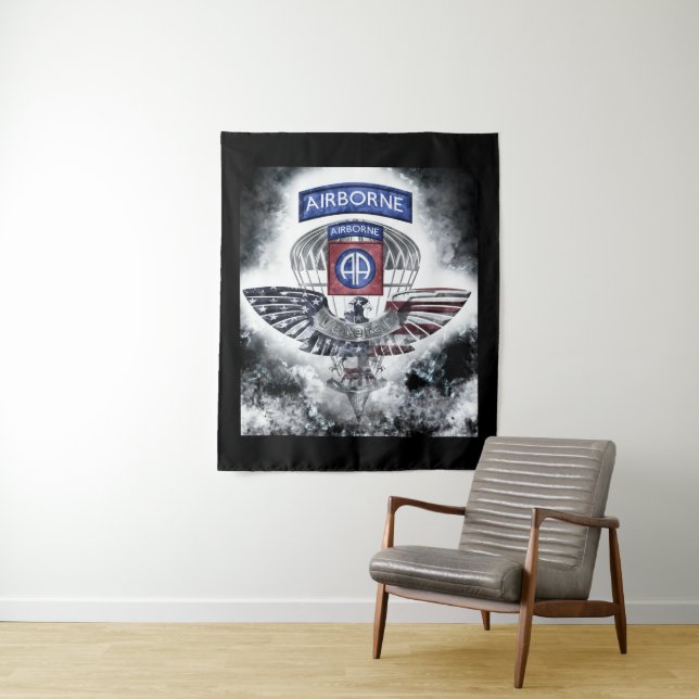 82nd Airborne Division Explosive Design Tapestry (In Situ)