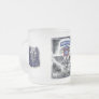 82nd Airborne Division Explosive Framed Design Frosted Glass Coffee Mug