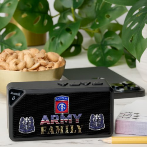 82nd Airborne Division Family Bluetooth Speaker