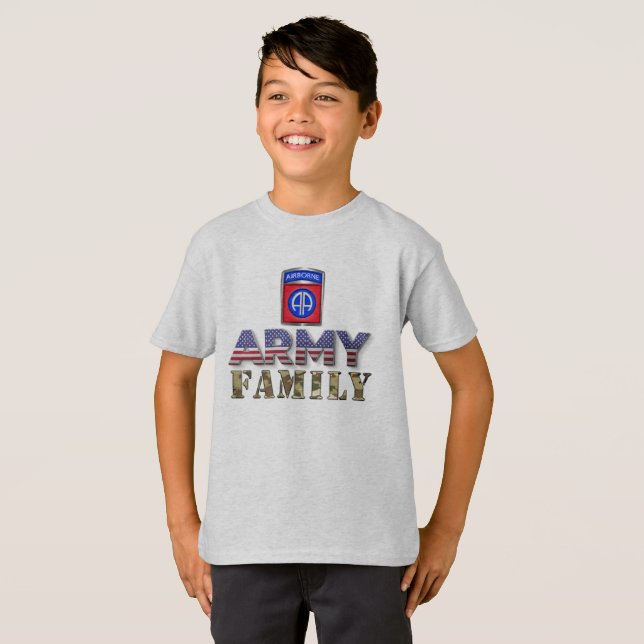 82nd Airborne Division Family T-Shirt (Front Full)