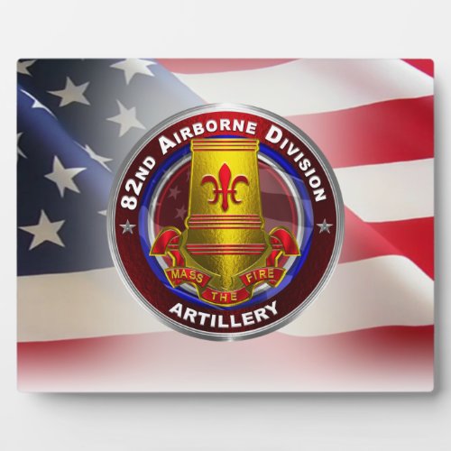 82nd Airborne Division Field Artillery Brigade Plaque