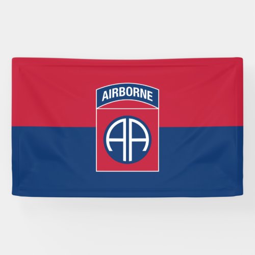 82nd Airborne Division Flag Military Veteran Banner