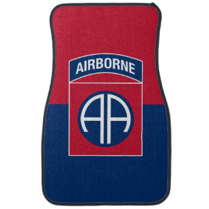 82nd Airborne Division Flag Military Veteran Car Floor Mat