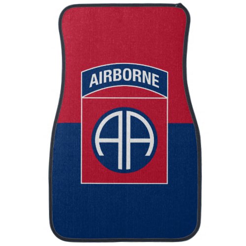 82nd Airborne Division Flag Military Veteran Car Floor Mat