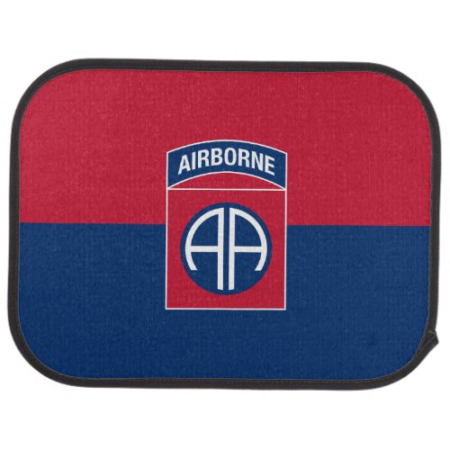 82nd Airborne Division Flag Military Veteran Car Floor Mat