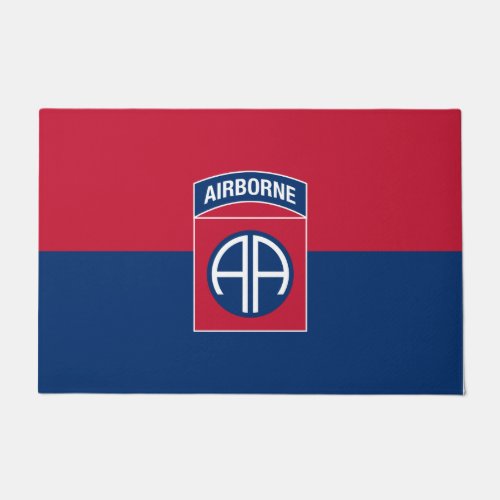82nd Airborne Division Flag Military Veteran Doormat