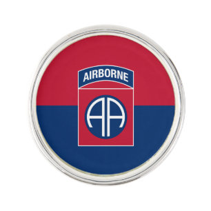 82nd Airborne Division Flag Military Veteran Lapel Pin