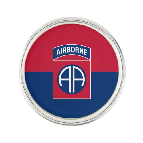 82nd Airborne Division Flag Military Veteran Lapel Pin