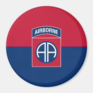 82nd Airborne Division Flag Military Veteran Magnet